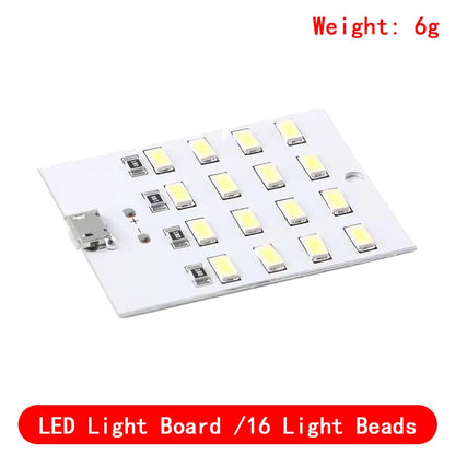high quality 5730 smd 5V 430mA~470mA White Mirco Usb 5730 LED lighting panel USB mobile light Emergency light night light
