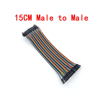 Dupont Line 40P 10cm/15cm/40cm Male to Male + Female to Male and Female to Female Jumper Wire Dupont Cable for arduino DIY KIT