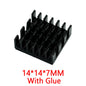 5PCS/LOT 3D Printer For Raspberry Pi Heat Sink A4988 chip Aluminum Heatsink Radiator Cooling Kit For Raspberry Pi
