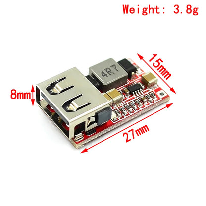1PCS Fine 6-24V 12V/24V to 5V 3A CAR USB Charger Module DC Buck step down Converter 12v 5v power supply module