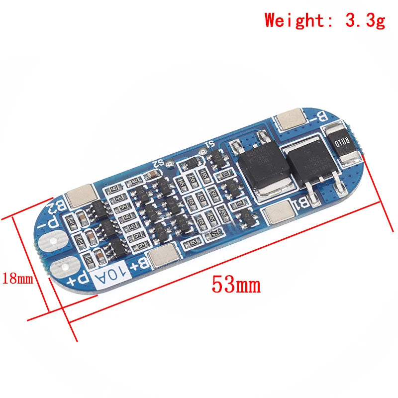 3S 10A Li-ion Lithium Battery 18650 Charger Protection Board 11.1V 12.6V