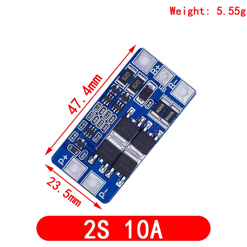 2S 3A 4A 5A 8A 10A 13A 20A 7.4V 8.4V Li-ion 18650 Lithium battery protection board / BMS board Standard / Balance