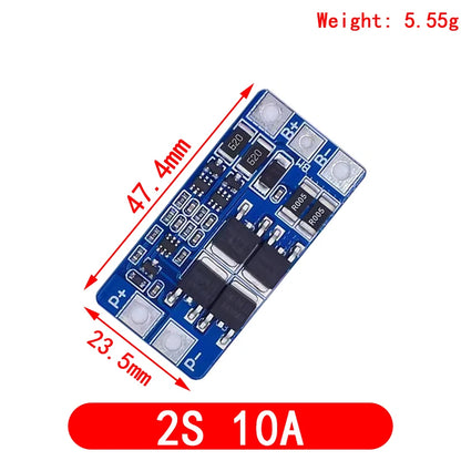 2S 3A 4A 5A 8A 10A 13A 20A 7.4V 8.4V Li-ion 18650 Lithium battery protection board / BMS board Standard / Balance