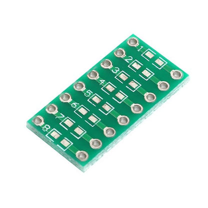 10pcs SMT DIP Adapter Converter 0805 0603 0402 Capacitor Resistor LED Pinboard FR4 PCB Board 2.54mm Pitch SMD SMT Turn To DIP