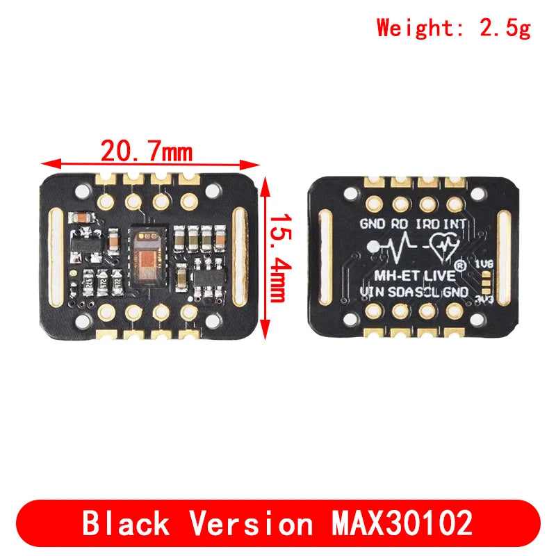 MAX30102 MAX30100 Heart rate Sensor Module Puls detection Blood oxygen concentration test For Arduino Ultra-Low Power