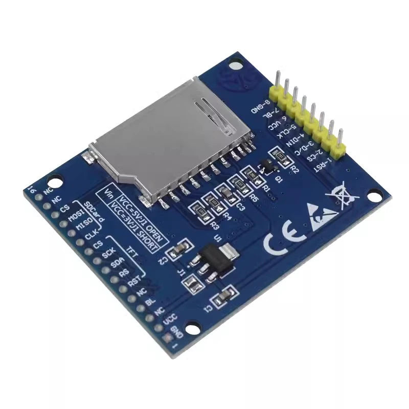 1.8 Inch Serial SPI TFT LCD Module Display PCB Adapter IC 128x160 Dot Matrix 3.3V 5V IO Inerface Cmmpatible LCD1602 For Arduino