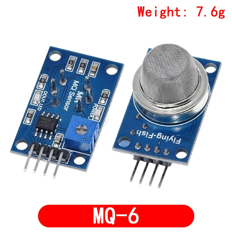 MQ-2 MQ-3 MQ-4 MQ-5 MQ-6 MQ-7 MQ-8 MQ-9 MQ-135 Detection Smoke methane liquefied Gas Sensor Module for Arduino Starter DIY Kit