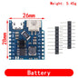 Esp8266 D1 Mini Pro Wifi Nodemcu Data Logger Shield Ds1307 Battery 0.66 Oled Dc Power Buzzer V1.0.0 Dual Base For Wemos Diy Kit