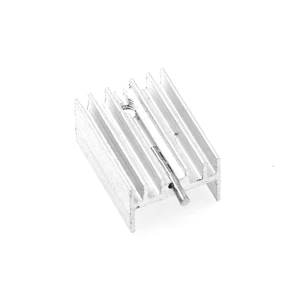 10pcs Aluminum Heatsink Radiator 15*10*20mm Transistor TO-220 With Needle For Transistors TO220 white