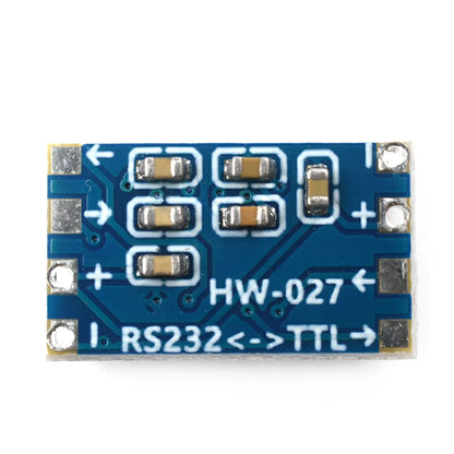 10PCS/LOT Mini MAX3232 RS232 to TTL Serial Port Leavel Converter Brush Module Connector MAX232 Flashing Board For Arduino