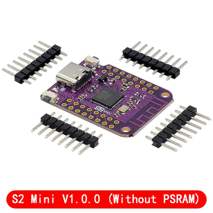 ESP32 S2 Mini V1.0.0 - LOLIN WIFI IOT Board based ESP32-S2FN4R2 ESP32-S2 4MB FLASH 2MB PSRAM MicroPython Arduino Compatible