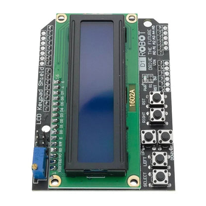 1PCS LCD Keypad Shield LCD1602 LCD 1602 Module Display For Arduino ATMEGA328 ATMEGA2560 raspberry pi UNO blue screen
