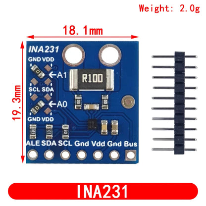 226 INA226 INA231 IIC interface Bi-directional current/power monitoring sensor module
