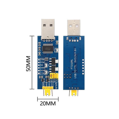 FT232RL serial port module USB to TTL serial port small board 5V 3.3V 1.8V level Download the burn line