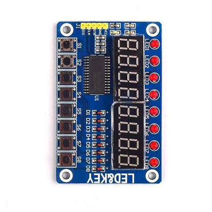 TM1638 Module Key Display For AVR Arduino New 8-Bit Digital LED Tube 8-Bit