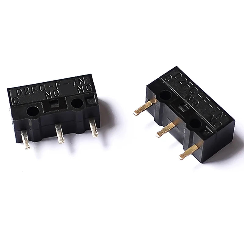 10PCS/LOT New Authentic 5 million times Mouse Micro Switch D2FC-F-7N Mouse Button Fretting D2FC-E-7N D2FC