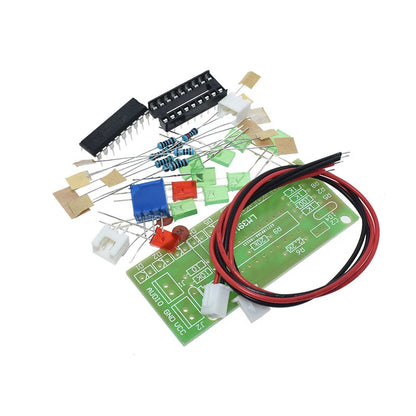 LM3915 DC 9V-12V 10 LED Sound Audio Spectrum Analyzer Level Indicator Kit DIY Electoronics Soldering Practice Set laboratory
