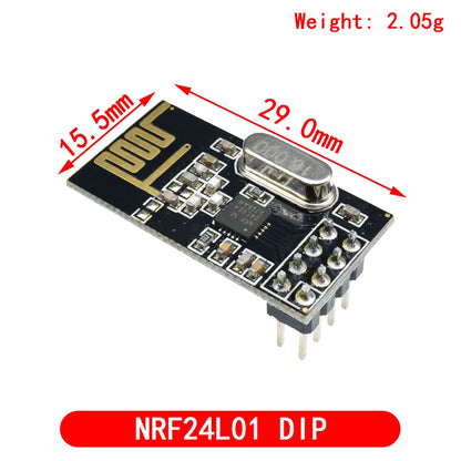 5PCS NRF24L01+ wireless data transmission module 2.4G / the NRF24L01 upgrade version