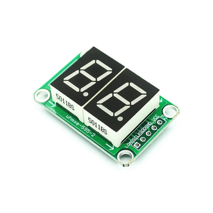 Red 74HC595 Static Driving 2 3 4 Segment Digital Display Module Seamless Can Series 0.5-inch 2-bright Red