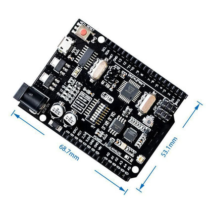 UNO R3 + WiFi ATmega328P+ESP8266 (32Mb memory) USB-TTL CH340G For Arduino Uno NodeMCU WeMos ESP8266 One New Arrival