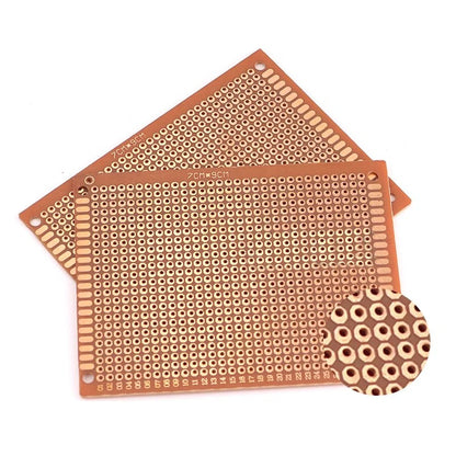 10pcs 7x9 7*9cm Single Side Prototype PCB Breadboard Universal Board Experimental Bakelite Copper Plate Circuirt Board Yellow