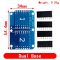 Esp8266 D1 Mini Pro Wifi Nodemcu Data Logger Shield Ds1307 Battery 0.66 Oled Dc Power Buzzer V1.0.0 Dual Base For Wemos Diy Kit