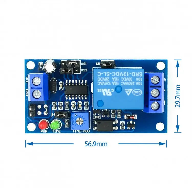 High Quality Delay Relay Delay Turn On / Delay Turn Off Switch Module with Timer DC 12V