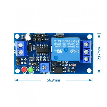High Quality Delay Relay Delay Turn On / Delay Turn Off Switch Module with Timer DC 12V
