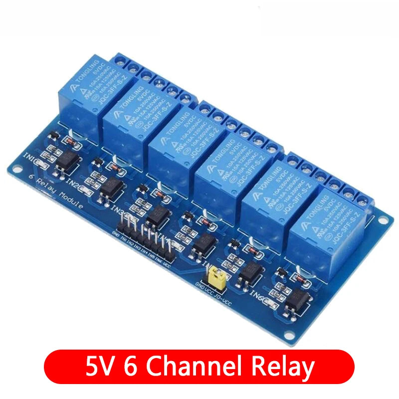 5v 12v 1 2 4 6 8 way relay module for arduino 1 2 4 6 8 channel relay module with optocoupler Relay Output In stock