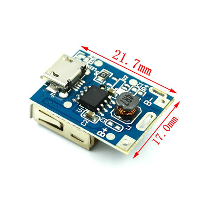 Type-C /Micro USB 5V 1A 2A 3.1A Boost Converter Step-Up Power Module Mobile Power Bank Accessories With Protection LED Indicator