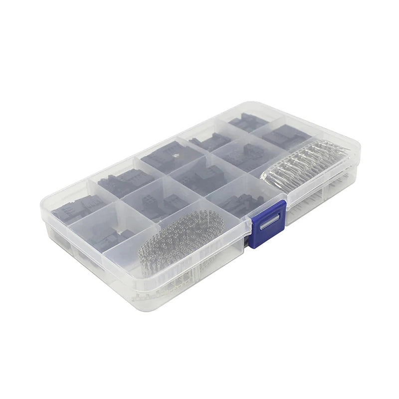 620PCS 2.54mm Terminal Connector pitch Cable Jumper Wire Pin Header Housing Kit Male Crimp Pins+Female Pin Dupont Connector