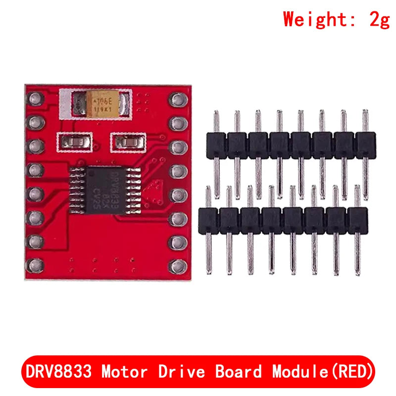 TB6612 DRV8833 Dual Motor Driver 1A TB6612FNG for Arduino Microcontroller Better than L298N