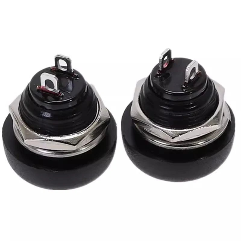 6Pcs Mini 12mm Waterproof Momentary ON/OFF Push Button Round Switch PBS-33B