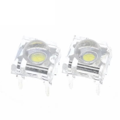 10Pcs 5mm F5 Piranha LED White Red Green Amber Clear 5mm LED Diode Light-Emitting-Diodes 4-pins Piranha LED Diodos Brightness
