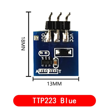 TTP223/TTP224/TTP226/TTP229 Jog Digital Touch Switch Sensor Digital 1/4/8/16 channel Touch Key Capacitive Module TTP223B