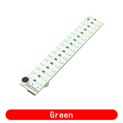 2*17 LED USB Mini Voice Control Audio USB Music Spectrum Light Flash Volume Level Indicator LED for MP3 Amplifier
