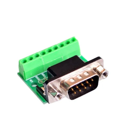 9pin Solderless Connectors DB9 RS232 Serial to Terminal Female Male Adapter Connector Breakout Board