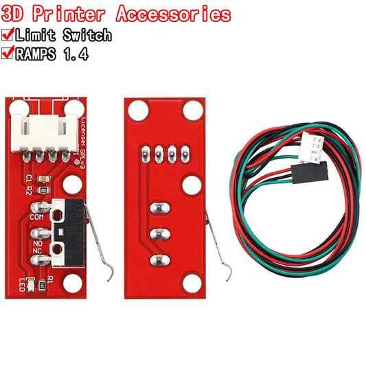 Endstop Mechanical Limit Switches with 3 Pin 70cm Cable For RAMPS 1.4 Control Board Part Switch Accessories 3D Printers Parts