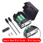 DB9 serial COM transfer-free solder terminals RS232 female connector with back side screw DIY