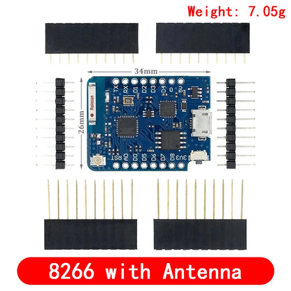Esp8266 D1 Mini Pro Wifi Nodemcu Data Logger Shield Ds1307 Battery 0.66 Oled Dc Power Buzzer V1.0.0 Dual Base For Wemos Diy Kit