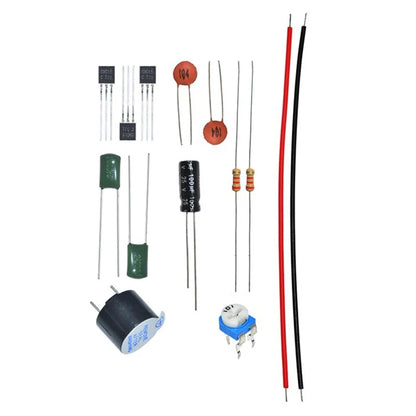 Metal Detector Scanner Unassembled Kit DC 3V-5V Suite Metal Sensor Board Module Electronic DIY Kits PCB Board Buzzer Capacitor