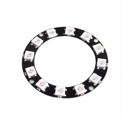 8 Bit 12 Bit 16 Bit 24 32 40 Bit WS2812 5050 RGB LED Ring Lamp Light with Integrated Drivers