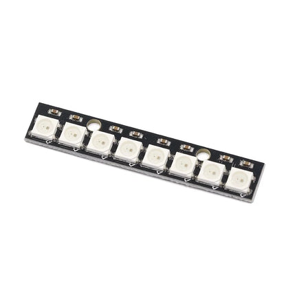 10pcs 8 channel WS2812 WS2812B WS 2811 5050 RGB LED Lamp Panel Module 5V 8-Bit Rainbow LED Precise