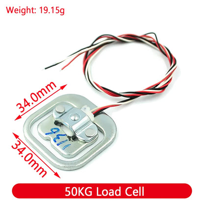 Load Cell 1KG 5KG 10KG 20KG HX711 AD Module Weight Sensor Electronic Scale Aluminum Alloy Weighing Pressure Sensor For Arduino
