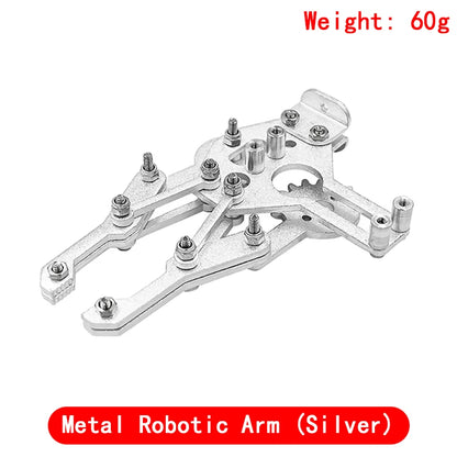 Robot Manipulator Metal Alloy Mechanical Arm Clamp Claw Kit MG996R for Arduino Robotic Education