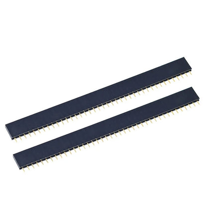 10PCS 2.54mm 40 Pin Stright Female Single Row Pin Header Strip PCB Connector