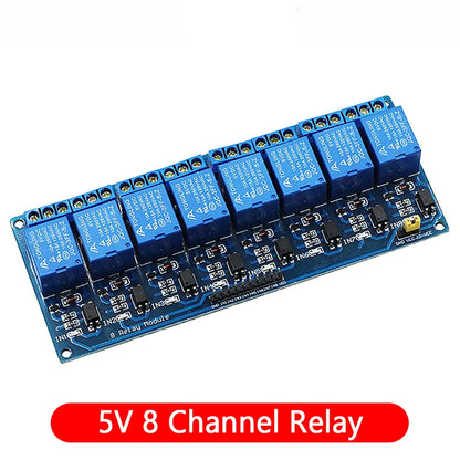 5v 12v 1 2 4 6 8 way relay module for arduino 1 2 4 6 8 channel relay module with optocoupler Relay Output In stock