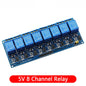 5v 12v 1 2 4 6 8 way relay module for arduino 1 2 4 6 8 channel relay module with optocoupler Relay Output In stock
