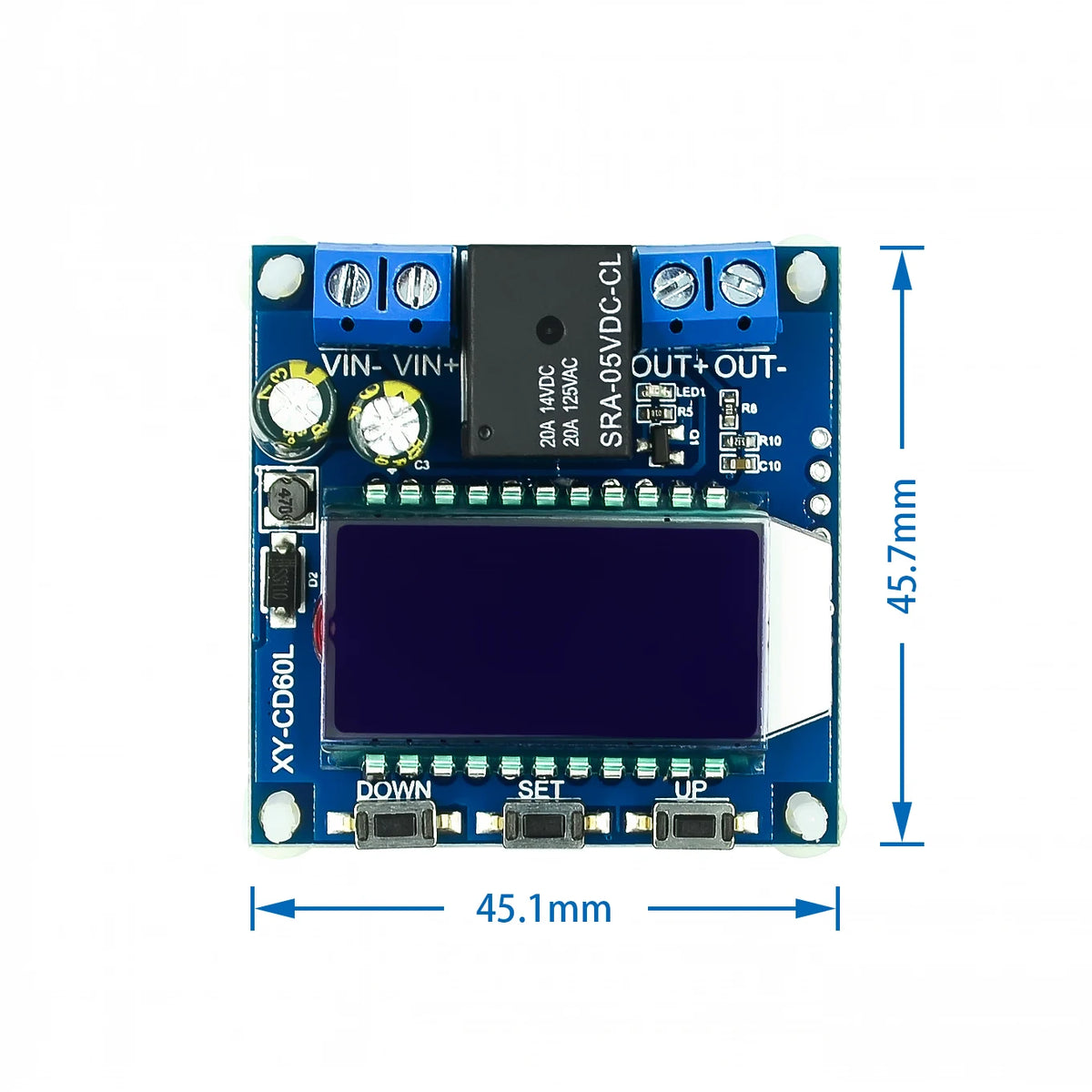 CD60L Solar Battery Charger Controller 12V 24V 48V Charging Discharge Control Module Under voltage Current protector Board
