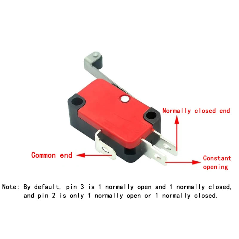 5PCS V-156-1C25 15A The micro switch, Push Button SPDT Momentary Snap Action Limit switch, travel switch